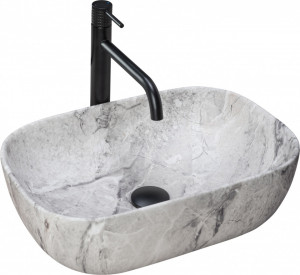 Lavoar pentru blat Rea Livia Stone - Img 1