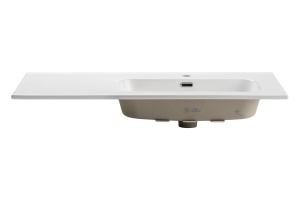 Lavoar pentru mobilier cu un singur bol 100cm cu blat ceramic - Img 2