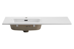 Lavoar pentru mobilier cu un singur bol 90cm cu blat ceramic - Img 2