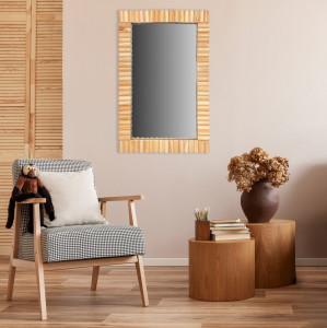 Oglinda perete Boho 55CM KLNA-MR01 - Img 3