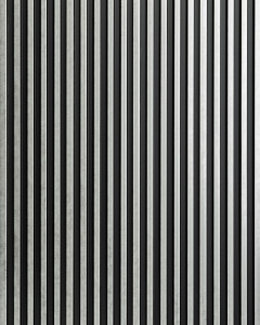 Panou riflat 3D Asti, Silver, 270x12.2cm, Lamelio - Img 2