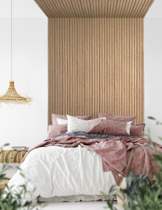 Panou riflat 3D Olmo, Oak Gold II, 270x11.6cm, Lamelio - Img 1