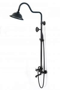 Set de dus cu scurgere Rea Retro Old Black negru - Img 3