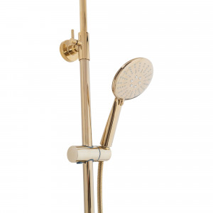Set de dus cu termostat Lungo Gold Auriu - Img 7