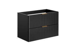 Set de mobilier de 80 cm cu o chiuvetă pe blat, un dulap înalt și o oglindă de 80 cm - Img 2