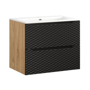 Set mobilier 70cm cu lavoar mobila SKY - Img 1