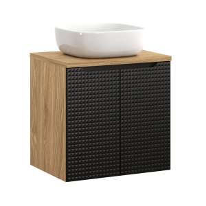 Set mobilier de 60 cm cu blat si lavoar blat Smile - Img 1