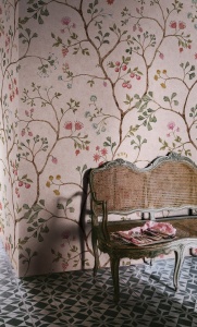Tapet Song Tree, Pink Cherry, Rebel Walls - Img 1