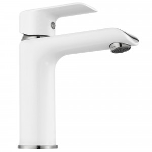 Baterie pentru baie REA Bloom White Chrom Low - Img 8