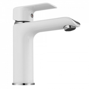 Baterie pentru baie REA Bloom White Chrom Low - Img 3