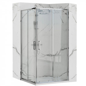 Cabină de duș Rea Punto chrome 80 x 80-100 cm - Img 2