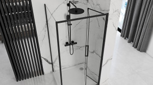 Cabina dus De colt Rapid Fold Usa:100 x Perete:100 - Img 2
