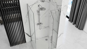 Cabina dus Rea Molier Chrom 100x90 - Img 3
