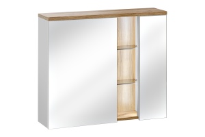 Dulap oglindă 80cm 2 uși - Img 1