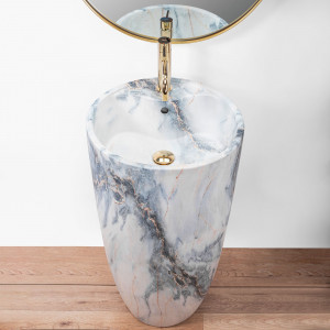 Lavoar de sine stătător Ceramic Rea Anya Granit matt - Img 3
