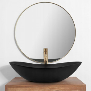 Lavoar pentru blat Rea Royal 60 Black Mat - Img 8