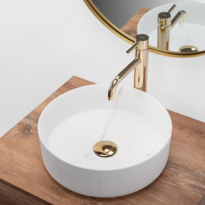 Lavoar pentru blat Rea Sami Marble Mat - Img 4