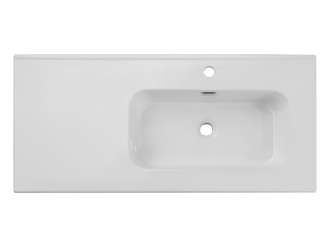 Lavoar pentru mobilier cu un singur bol 100cm cu blat ceramic - Img 3