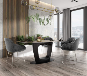 Panou riflat 3D Milo, Walnut, 270x11.6cm, Lamelio - Img 7