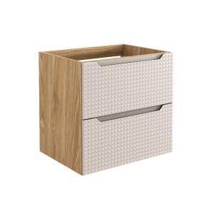 Set de mobilier de 120 cm cu blat și 2 lavoare de blat Cloud - Img 2