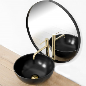Baterie pentru baie Rea Lugano Slim Gold High - Img 3