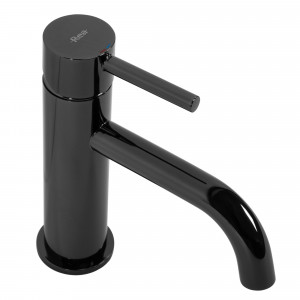 Baterie pentru lavoar Rea Lungo BLACK metallic Low - Img 4