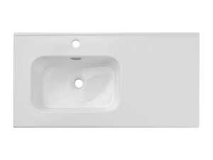 Lavoar pentru mobilier cu un singur bol 90cm cu blat ceramic - Img 3