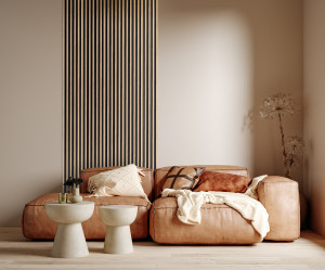 Panou riflat 3D Asti, Oak Gold, 270x12.2cm, Lamelio - Img 7