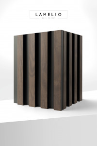 Panou riflat 3D Vasco, Walnut, 270x11.7cm, Lamelio - Img 4