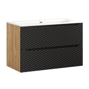 Set mobilier 90cm cu lavoar mobila SKY - Img 1