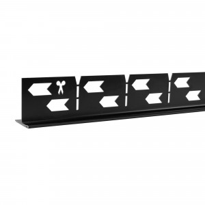 Banda de panta pentru cadita de dus 120cm Neagra - Img 3