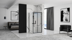 Cabina dus De colt Rapid Fold Usa:100 x Perete:100 - Img 3