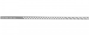 Cadă de duș bandă înclinată 120cm Nichel perie - Img 4