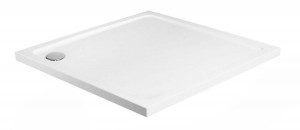 Cada pentru dus din acril Rea Savoy alb 80x80 - Img 2