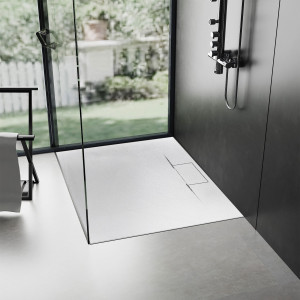 Cadita de dus Bazalt Long White 80x120 - Img 3