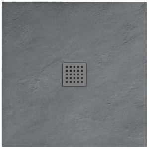 Cadita de dus Grey Rock 90 x 90 - Img 1