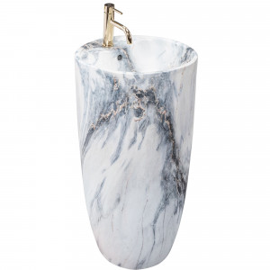 Lavoar de sine stătător Ceramic Rea Anya Granit matt - Img 1