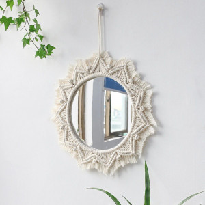 Oglinda perete Boho 50CM 322047 - Img 7