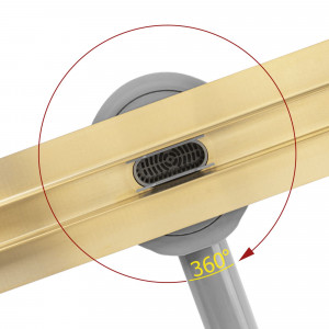 Rigola dus REA Neox Slim pro Brush Gold 80 - Img 2