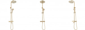 Set de dus cu termostat Lungo Gold Auriu - Img 5