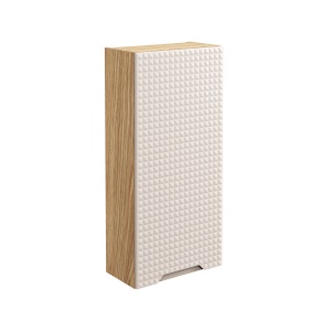 Set de mobilier 160 cm cu blat, 2 lavoare de blat Cloud și un dulap înalt - Img 3