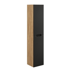 Set mobilier 120cm cu blat, lavoar pe blat Cloud si dulap inalt - Img 5