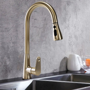 Baterie pentru bucătărie Rea Mild auriu periat - Img 6