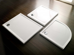 Cada pentru dus din acril Rea Savoy alb 90x90 - Img 4
