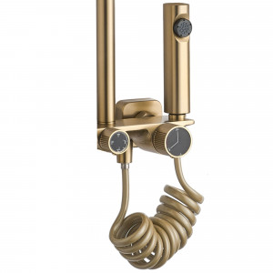 Coloana de dus REA HELIX Brush Gold - Img 6