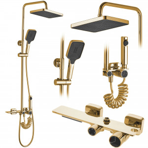 Coloana de dus REA HELIX Gold - Img 1
