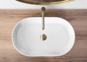 Lavoar pe blat Rea NADIA 60 WHITE MATT - Img 3