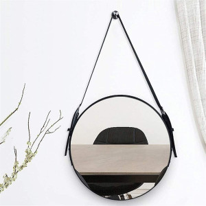 Oglindă rotundă Loft 60 cm NEGRU CFZL-MR060 - Img 8