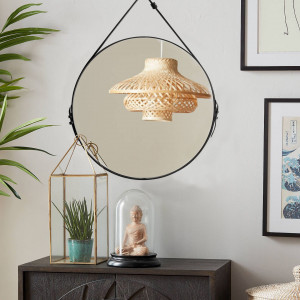 Oglindă rotundă pe o bandă rigidă Loft de 60 cm TPJ-60B - Img 3