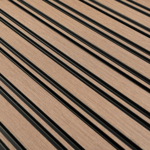 Panou riflat 3D Milo, Oak Sonoma, 270x11.6cm, Lamelio - Img 3
